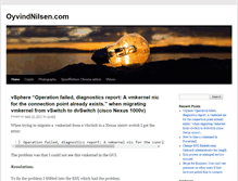 Tablet Screenshot of oyvindnilsen.com